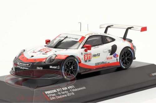 IXO 1/43 Porsche 911 RSR 24H Daytona 2018 Rare Model Car - Picture 3 of 5