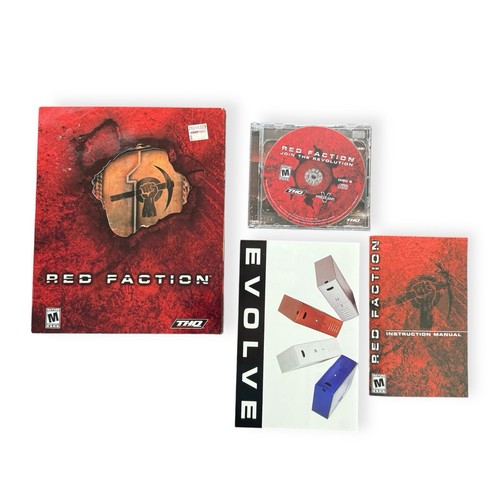 Red Faction Big Box PC Complete In Box  With Manual and Insert CIB - Excellent