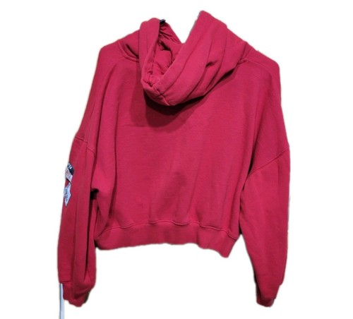 Wisconsin Badgers WEAR By Erin Andrews Cropped Hoodie Damen XL Mixed Media - Bild 2 von 10