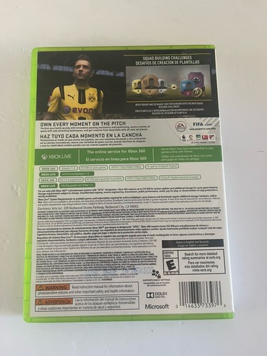FIFA 17 Microsoft Xbox 360, 2016 - komplett mit Handbuch und 2 Beilagen CIB - Bild 4 von 5