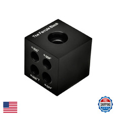 Hireko Ferrule Block Installation Tool: Shaft Tip/Butt Gauge, Black