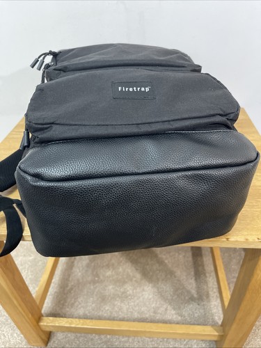 Firetrap Kingdom Backpack Herren schwarz Rucksack/ Rucksack/ Laptoptasche - Bild 7 von 12