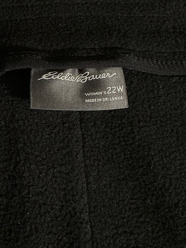 Eddie Bauer Fleece gefütterte Guide Pro Hose schwarz Damengröße 22 W kurz LNC - Bild 5 von 8