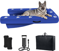 Inflatable Dock Platform, Dog Boat Ramp Floating Non-Slip Oxford and PVC