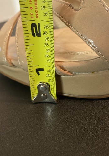 TAHARI Balthasar Platform Dress Heel Sandals TAN Size 9M - Picture 9 of 15