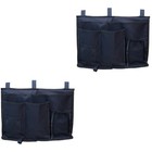 2STBedside-Speicher-BeutelMulti-TaschenSpeicherCaddyMultifunktionaleWec