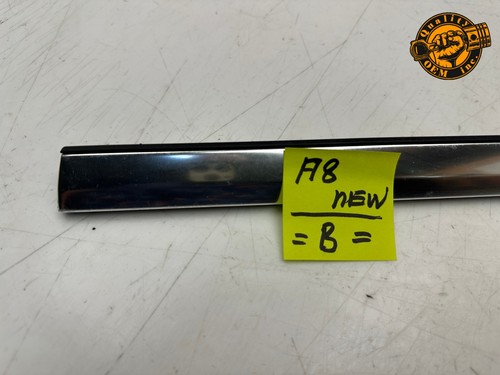 2019-2025 AUDI A8 A8L S8 REAR RIGHT DOOR LOWER CHROME MOLDING TRIM OEM 39 kmiles - Picture 12 of 12