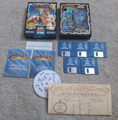 Cruise for a Corpse (1992) Commodore Amiga (5 Disks, Manual, Box )