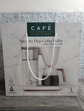 Caf - Smart Drip 10-Cup Coffee Maker with Wi-Fi - Matte White
