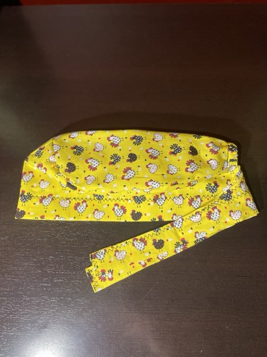 Unisex Tie back Scrub Cap Chickens - Bild 4 von 6