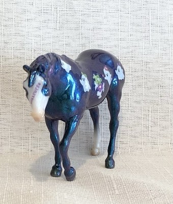 OOAK Breyer cm Custom Stablemate Halloween Ghost Indian Pony. Custom Designed