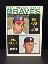 1964 Topps - High # Phil Niekro, Phil Roof #541 (RC)