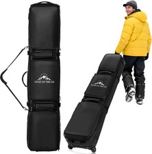 Extendable Rolling Snowboard Bag 155 185cm Padded