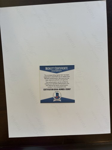 Mary Wilson von den Supremes signiertes 8x10 Foto - BAS COA - 1960er Motown Ikone - Bild 4 von 4