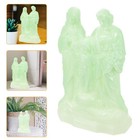 Statue Glow In The Dark Figurine Jesus Mary Religious Figurine