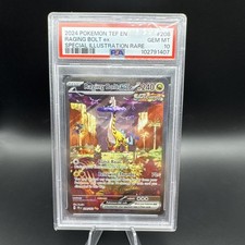 Pokemon Raging Bolt ex Temporal Forces Special Illustration Rare #208 PSA 10