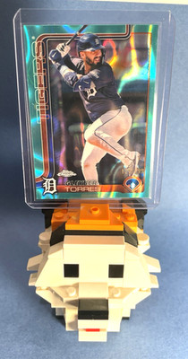 2025 Topps Chrome #190 Gleyber Torres Aqua Lava Refractor