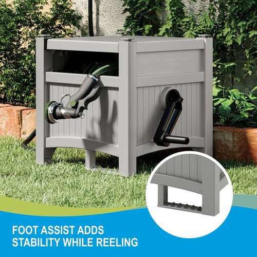 Hose Hideaway Storage Durable Resin Garden Hose Organizer 100ft Capacity New - Picture 4 of 7