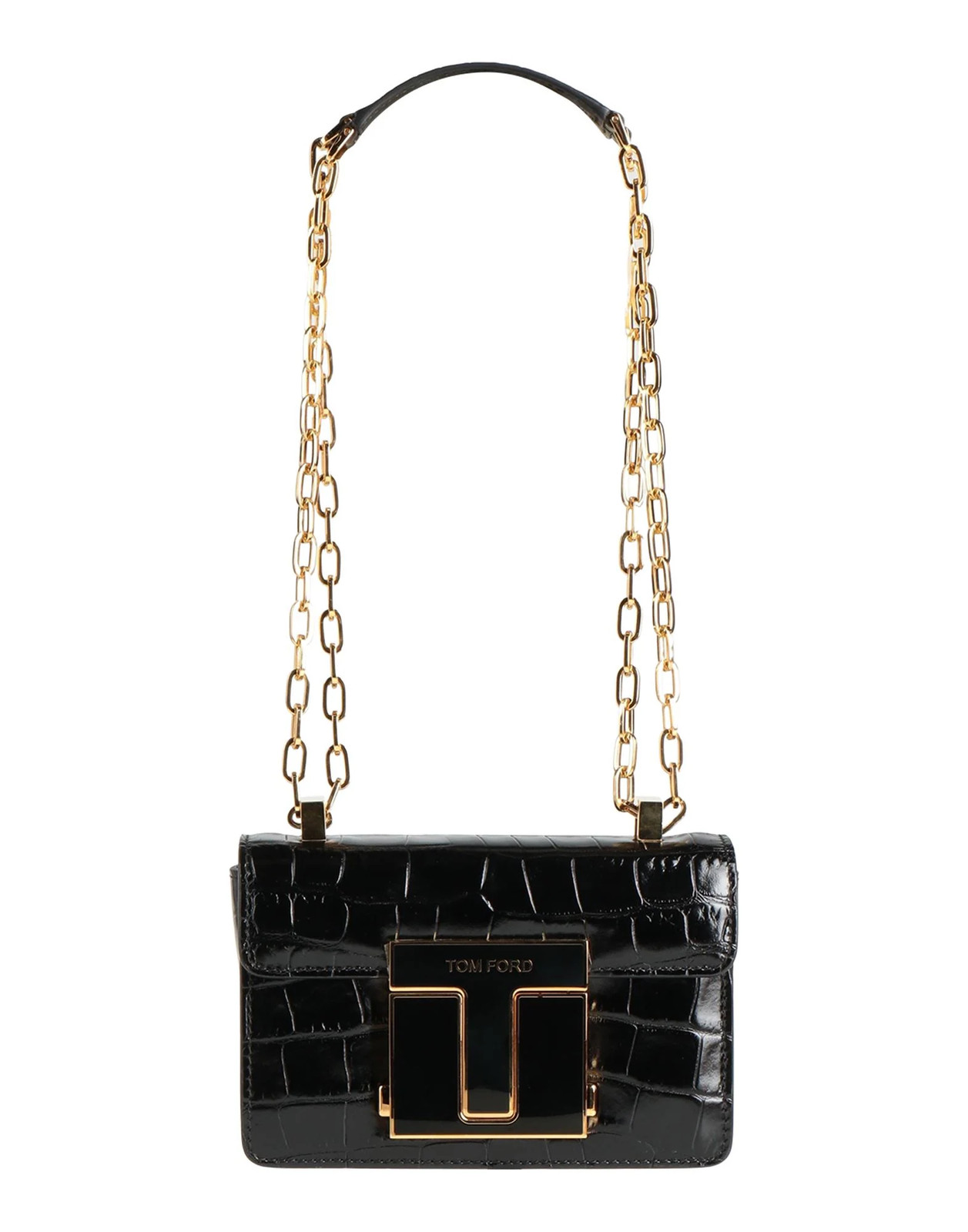 Tom Ford - Women - Leather Flap bag - Black 491390₽