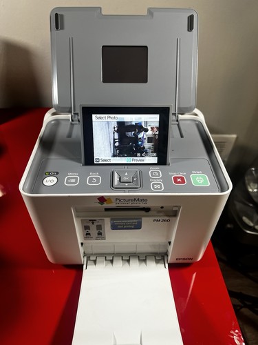 Epson PictureMate PM 260 Personal Photo Lab Digital Portable Printer Tested - Picture 2 of 11