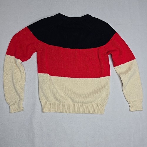 B.S.R. SWEATER VTG Kids Child Acrylic Classic Stockinette Stitch Knit 12/14 M - Picture 7 of 10