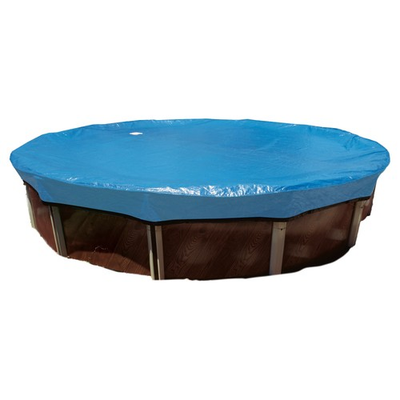 #ad In The Swim Round Winter Covers 28 ft Blue Above Ground Winter Cover $58.98