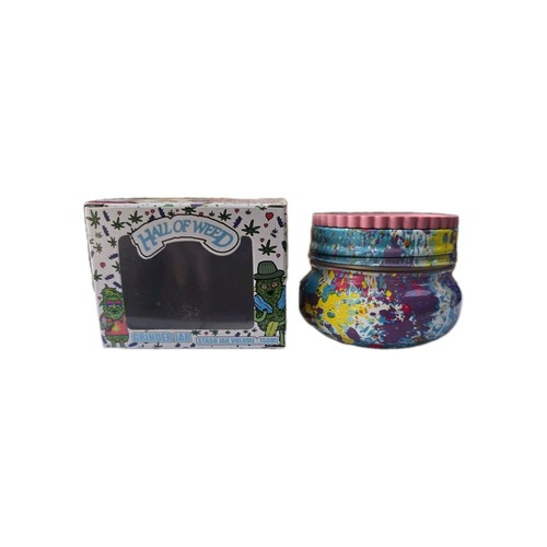 Tobacco Glass Jar Manual Herb Grinder with Jar!! - Picture 4 of 5