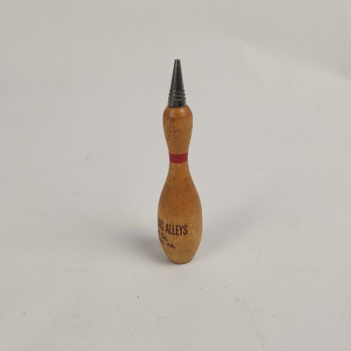 Vintage Coliseum Bowling Alleys Chambersburg PA Pin Shaped Mechanical Pencil - Picture 3 of 6
