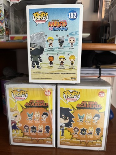 Lotto 3 Funko Pop Anime - Kakashi, All Might, Midnight - Special Edition! - Foto 6 di 7