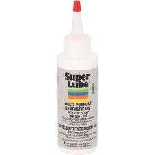 Super Lube 51004 Synthetic Oil With Ptfe, High Viscosity, 4 Oz Bottle,