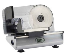 New Lem 1381 Belt Driven Food Slicer (7.5-Inch Blade) Serrated Stainless Steel