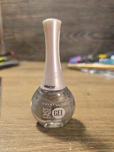 MAYBELLINE FAST GEL NAIL POLISH COLOR SILVER SECRETS #200 .47oz - Picture 4 of 4