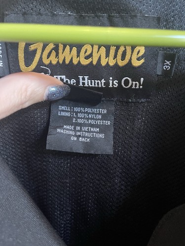 Gamehide Jacket Men 3XL Black Fishing Rain Waterproof Outdoor StormHide - Picture 5 of 15