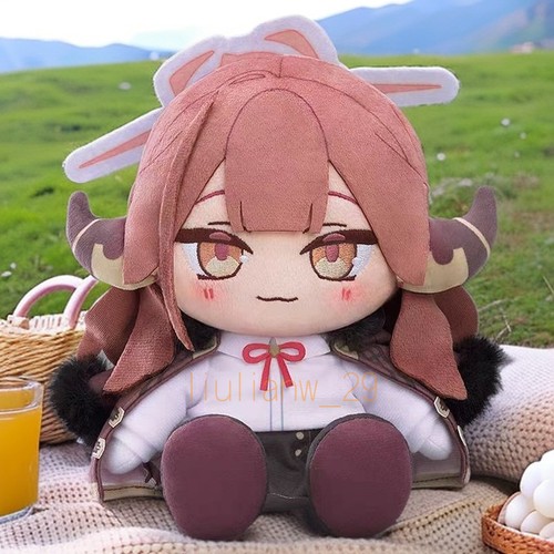 Juguete decorativo de peluche sentado Rikuhachima Aru archivo azul anime 25 cm - Imagen 2 de 4