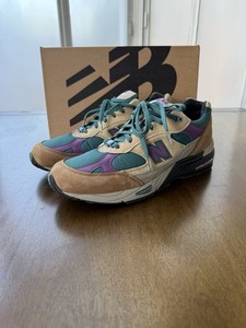 25cm 新品 NEW BALANCE×PALACE W991PLE 紫 991シリーズ PALACE SKATEBOARDS x NEW BALANCE M991PLE PURPLE