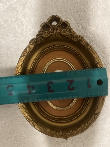 Vittoriano Set di 2 CREAZIONI B&S Cornice Oro COPPIA CORTEGGIAMENTO - Foto 4 di 5