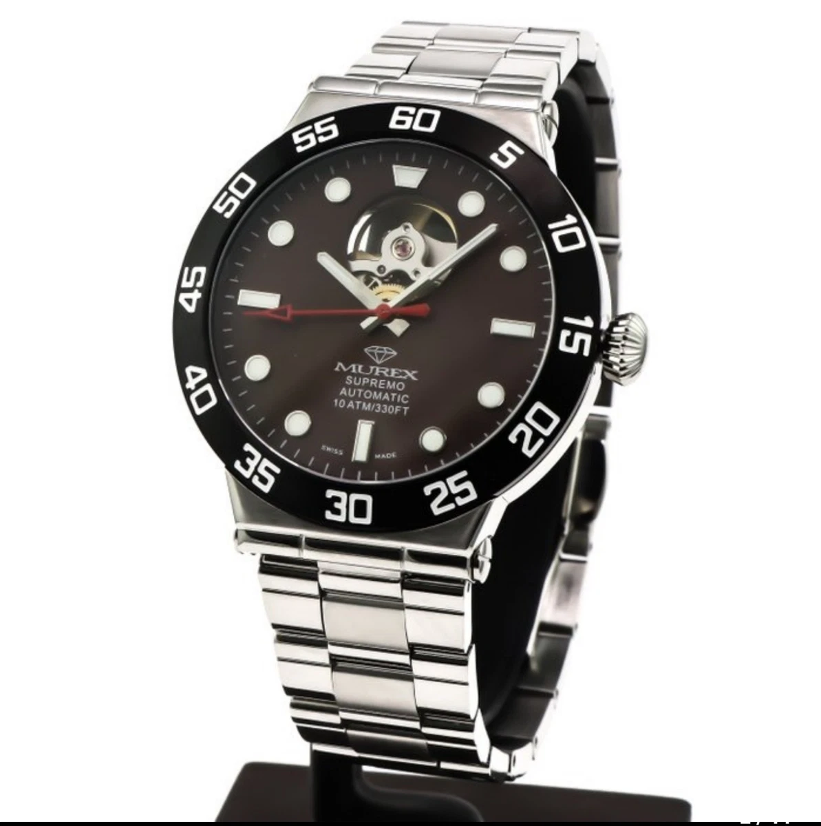 SUPREMO • Open Heart • Automatic Swiss Watch • Murex • Stainless