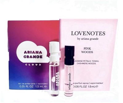 Ariana Grande Lovenotes Pink Woods & Cloud EDP Perfume Samples Set NEW