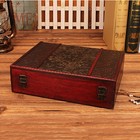  1Pc Classic Wooden Books Storage Box Creative Vintage Desktop Organizer Storage