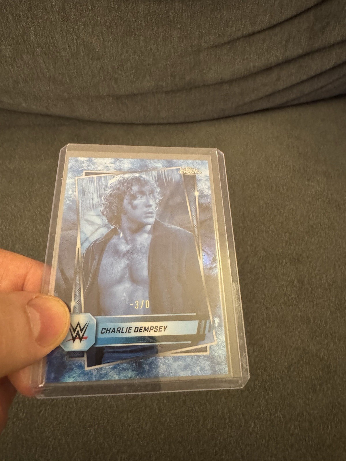 Charlie Dempsey 2025 Topps Chrome Wwe Frozen Refractor -3/0