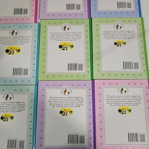 Winnie the Pooh Bibliothek Buchset Hardcover komplette Bücher #1-12 A.A. Milne 1998 - Bild 5 von 17