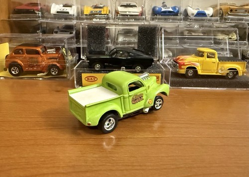 Rare RRR Road Race Replicas H.O ‘41 Willy’s Green Mamba P/U Aurora T-Jet Chassis - Photo 6/20