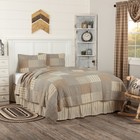 Farmhouse King Quilt Set Grey Patchwork Sawyer Mill Bedroom Decor VHC Brands
