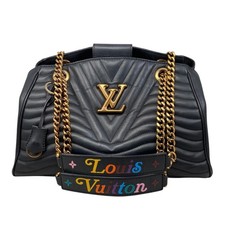 Louis Vuitton New Wave MM M51496 Monogram Canvas Shoulder Bag Handbag Women