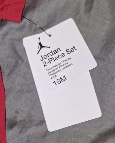 Toddler Boys Jordan 2 Piece Set Size 18 Months Short Sleeve Shirt And Shorts - Picture 2 of 2