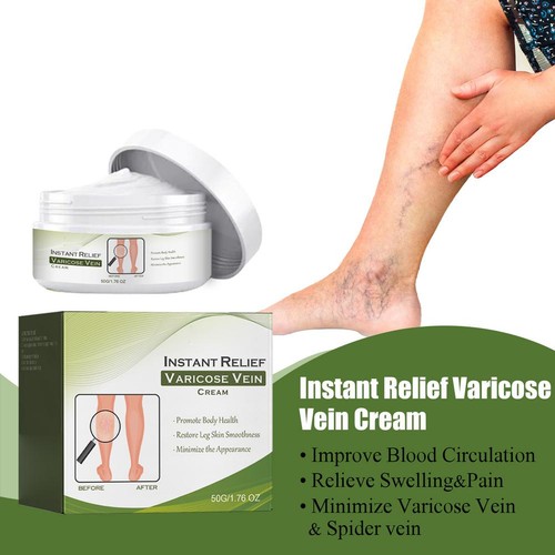 Instant Relief,Varicose Vein Cream 50 g Deep No Urishing Improving Varicose Vein - Picture 4 of 17