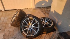 OEM 2018 Mercedes S560 W222 20" AMG 5 Spoke Wheels & Tires 20x8.5 20x9.5 TPMS