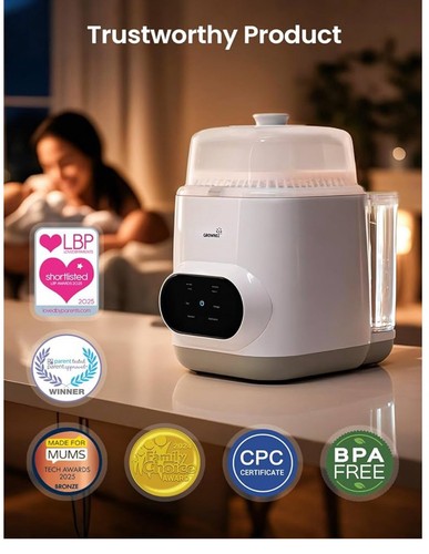 Grownsy EaseClean Bottle Washer Pro All-in-One Flaschenreiniger und Reiniger weiß - Bild 4 von 10