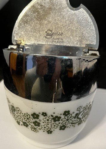 Ciotola dispenser zucchero vintage GEMCO Crazy Daisy Spring Blossom USA - DIFETTO - LEGGI! - Foto 2 di 9