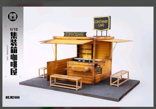 MMMTOYS Container Cafe 1/12 Scale Diorama 6 & 7"ACTION FIGURES. *INSTOCK* - Picture 3 of 15